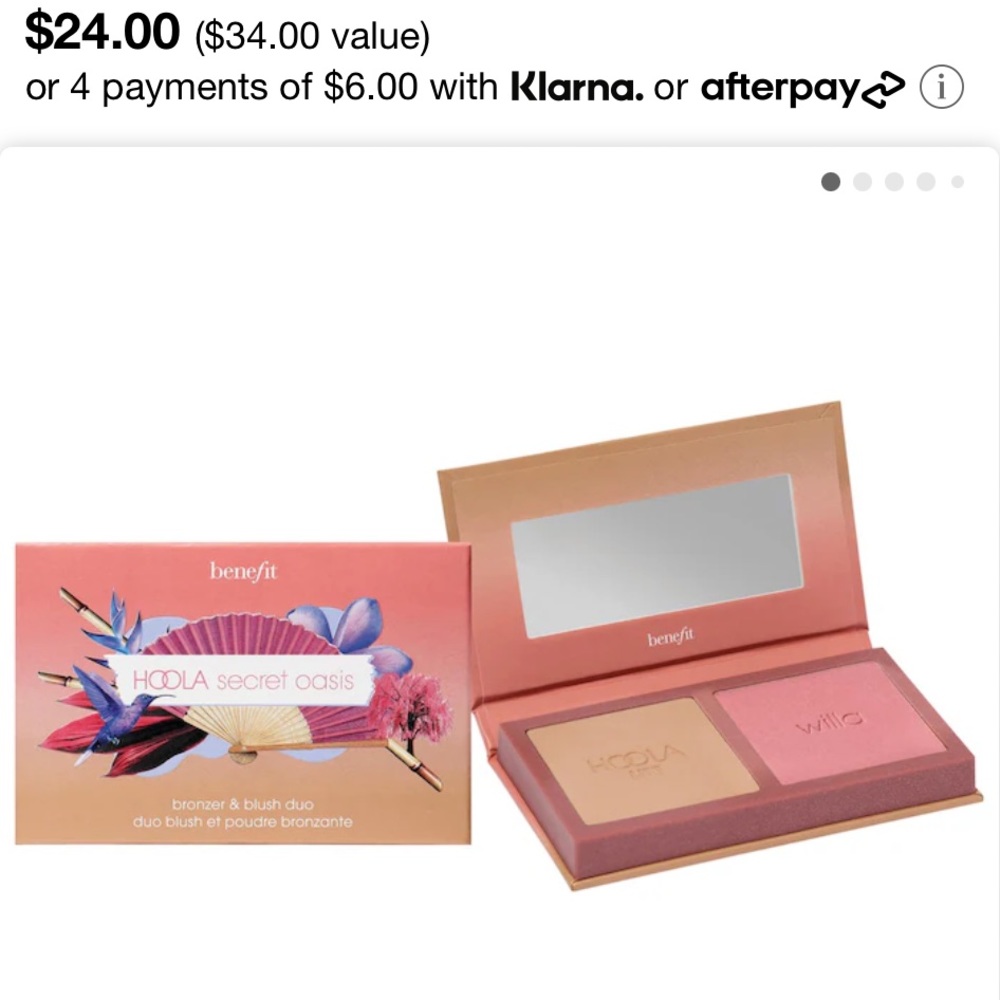 Benefit Hoola and WANDERful World Duo bronzer and blush set